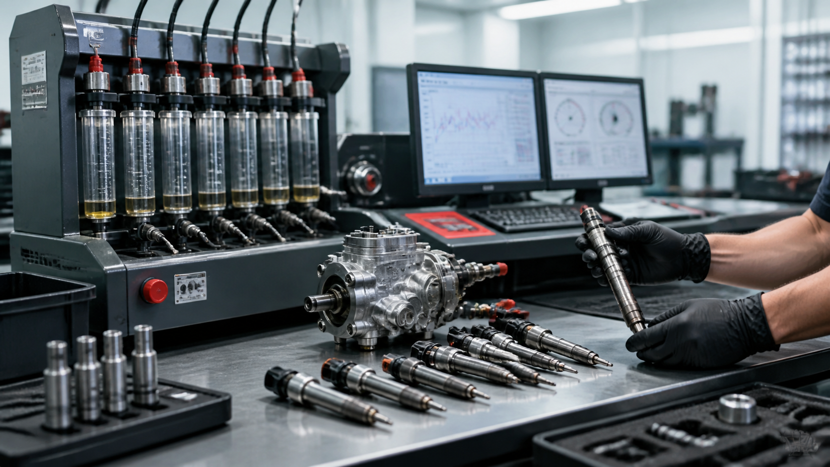 Common Rail Testing Improves Diesel Parts Quality Control