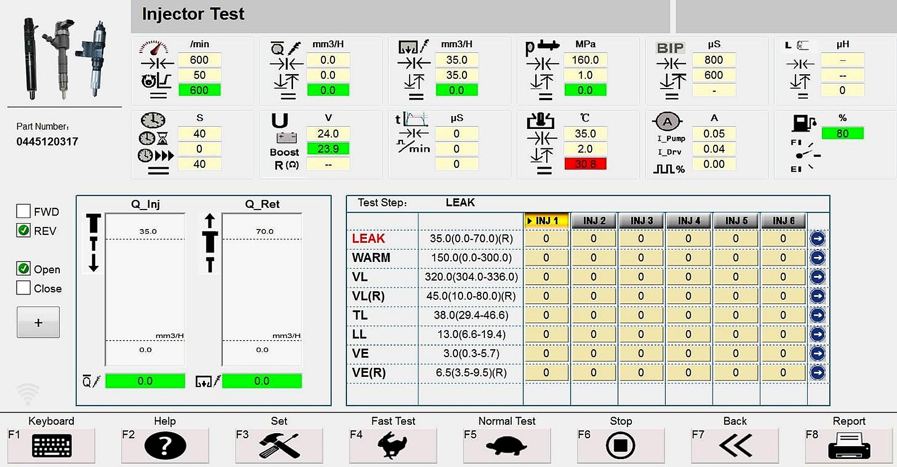 EPS205 Common Rail Fuel Injector Test Bench Mini version detail image